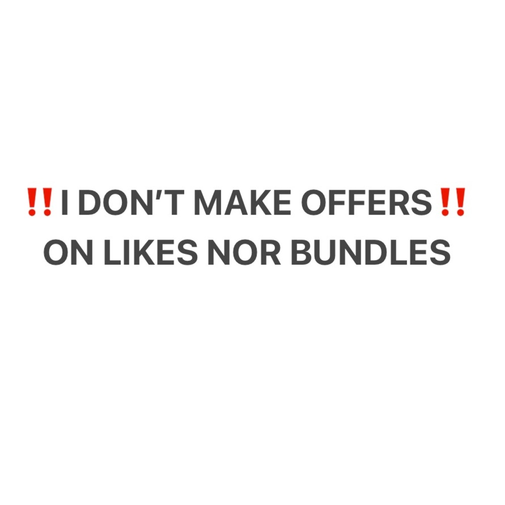 I don’t make offers.